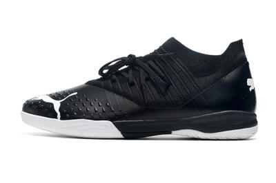 Men's Puma Future Z 1.3 Teazer IC Football Shoes - Black/White