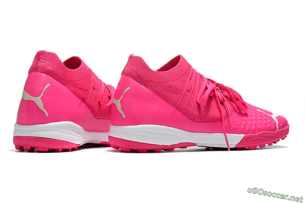 Men's Puma Future Z 1.3 Teazer TF Football Shoes - Pink/White 6