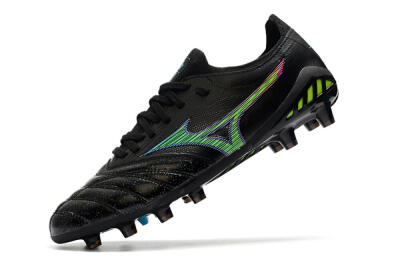 Men's Mizuno Morelia Neo 3 FG Football Boots - Black/Rainbow