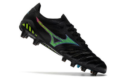 Men's Mizuno Morelia Neo 3 FG Football Boots - Black/Rainbow