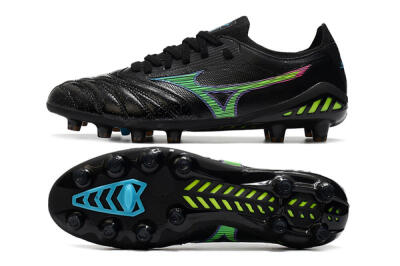 Men's Mizuno Morelia Neo 3 FG Football Boots - Black/Rainbow