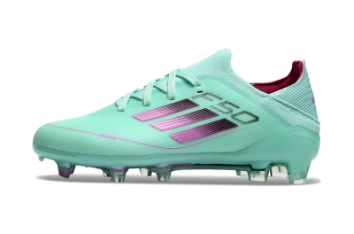 Kids Adidas F50 Elite FG Football Boots - Jade/Purple/Black