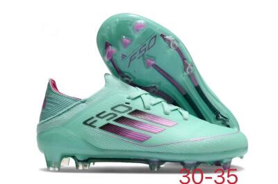 Kids Adidas F50 Elite FG Football Boots - Jade/Purple/Black