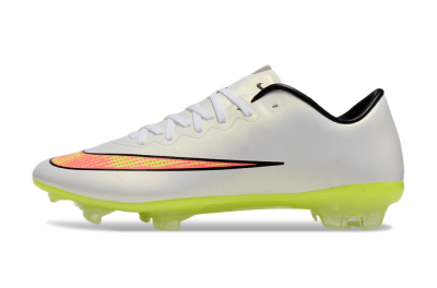 Men's Nike Mercurial Vapor 10 FG Football Boots - Beige/Red/Yellow