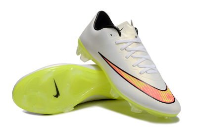 Men's Nike Mercurial Vapor 10 FG Football Boots - Beige/Red/Yellow