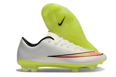 Men's Nike Mercurial Vapor 10 FG Football Boots - Beige/Red/Yellow