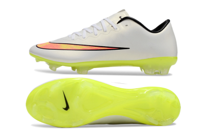 Men's Nike Mercurial Vapor 10 FG Football Boots - Beige/Red/Yellow