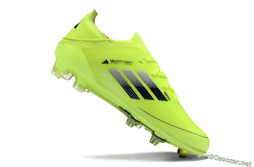 Kids Adidas F50 Elite FG Football Boots - Yellow/Black 4