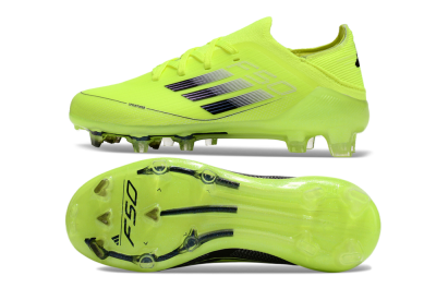 Kids Adidas F50 Elite FG Football Boots - Yellow/Black