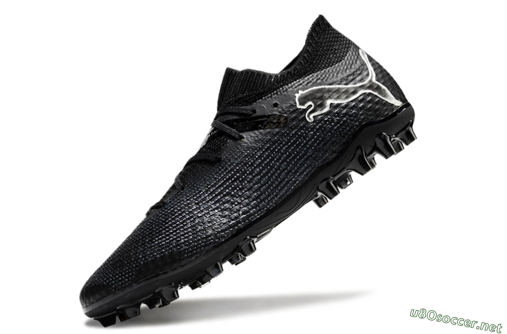 Men's Puma Future Ultimate MG Football Boots - Black/White 5