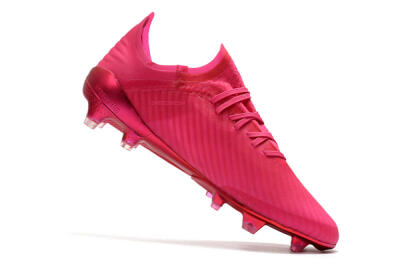 Unisex Adidas X 19.1 FG Football Boots - Pink/Red/Gold