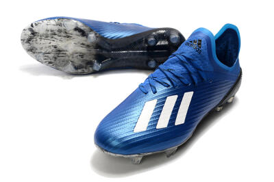 Unisex Adidas X 19.1 FG Football Boots - Blue/White/Black