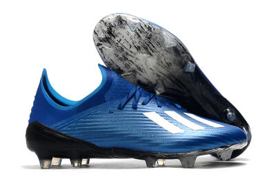 Unisex Adidas X 19.1 FG Football Boots - Blue/White/Black