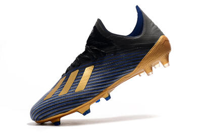 Unisex Adidas X 19.1 FG Football Boots - Blue/Black/Gold