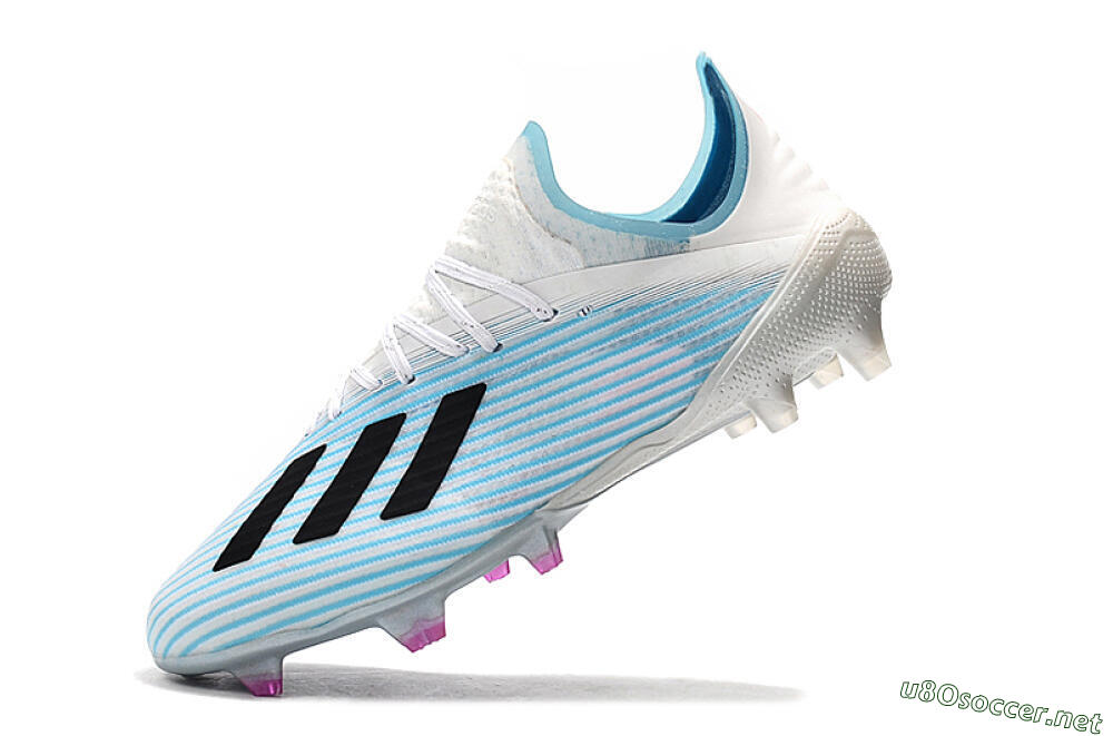 Unisex Adidas X 19.1 FG Football Boots - Jade/Black/White 8