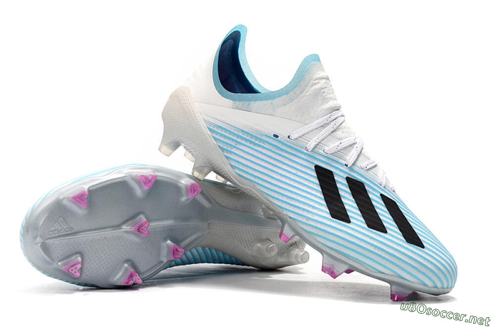 Unisex Adidas X 19.1 FG Football Boots - Jade/Black/White 4