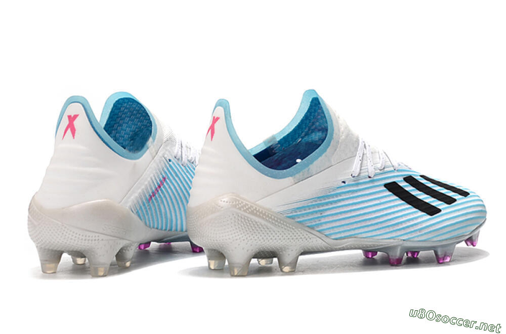 Unisex Adidas X 19.1 FG Football Boots - Jade/Black/White 9