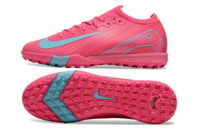 Men's Nike Air Zoom Mercurial Vapor 16 Elite TF Football Shoes - Pink/Red/Jade