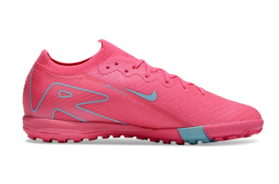 Men's Nike Air Zoom Mercurial Vapor 16 Elite TF Football Shoes - Pink/Red/Jade