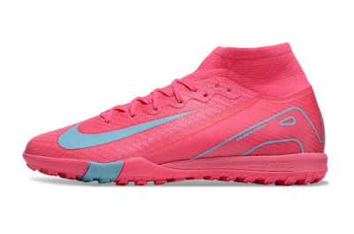 Men's Nike Air Zoom Mercurial Superfly 10 Elite TF Football Shoes - Pink/Red/Jade