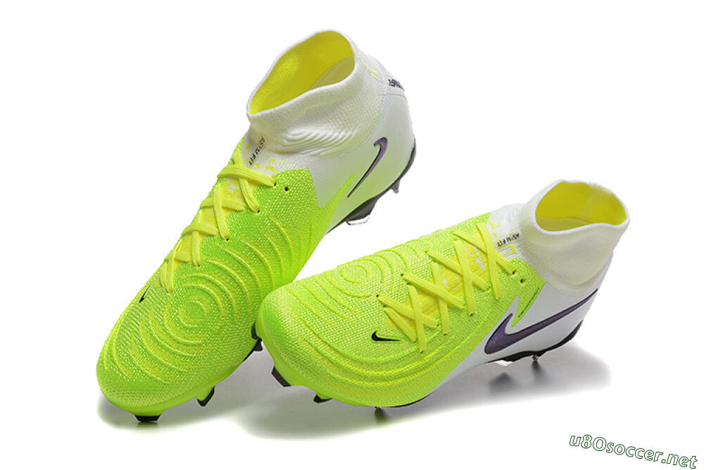 Men's Nike Phantom Luna Elite FG Football Boots - Yellow/Blue/White 6