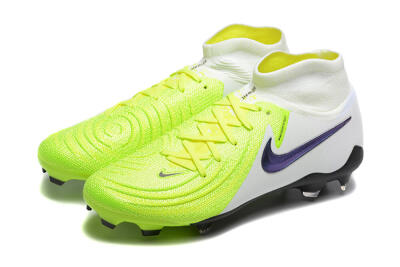 Men's Nike Phantom Luna Elite FG Football Boots - Yellow/Blue/White