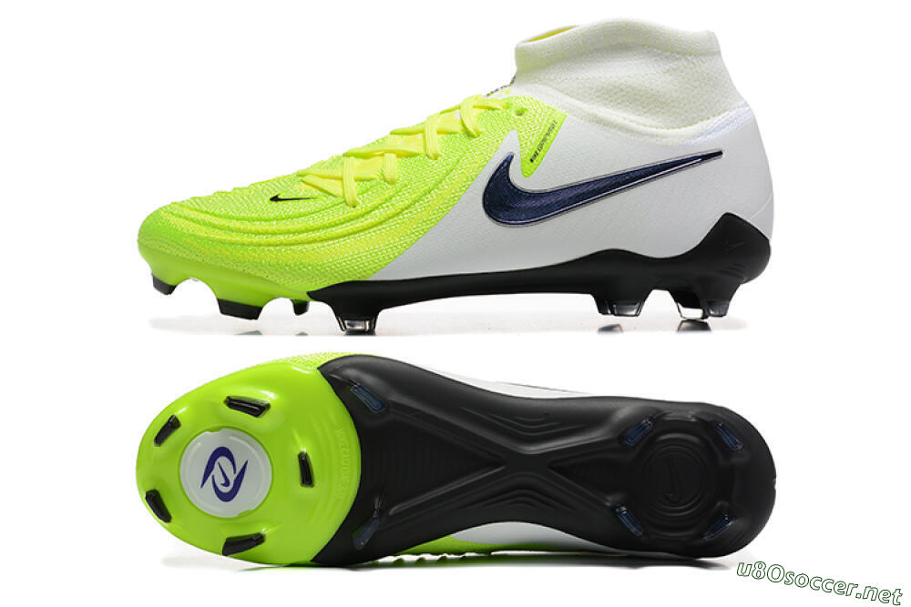 Men's Nike Phantom Luna Elite FG Football Boots - Yellow/Blue/White 1