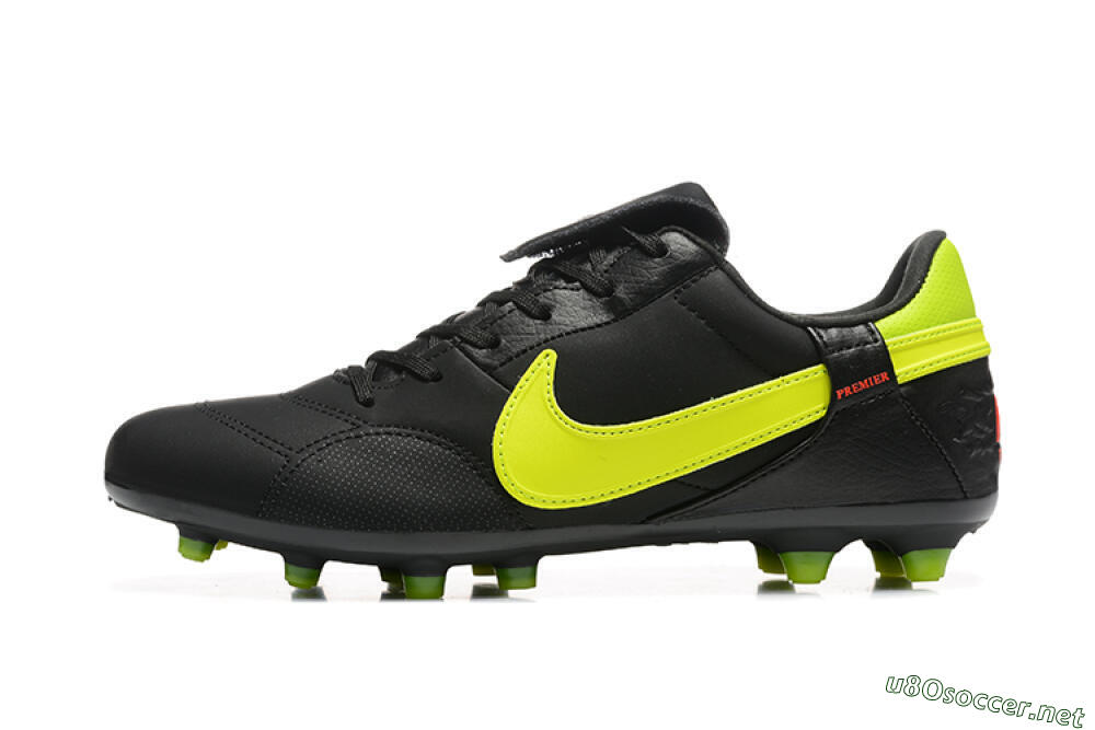 Men's Nike The Premier 3 FG Football Boots - Black/Yellow/Red 0