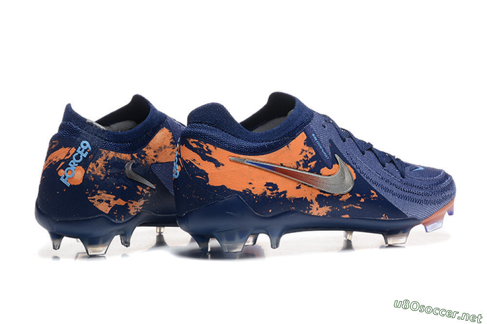 Men's Nike Phantom Luna Elite FG Football Boots - Blue/Orange/Silver 9