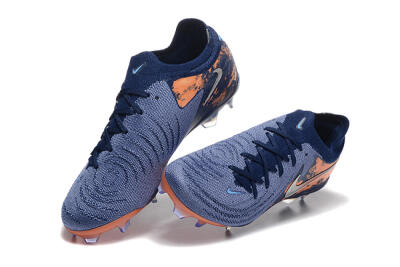 Men's Nike Phantom Luna Elite FG Football Boots - Blue/Orange/Silver
