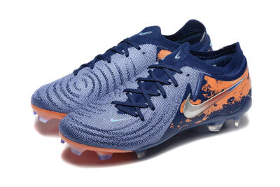 Men's Nike Phantom Luna Elite FG Football Boots - Blue/Orange/Silver