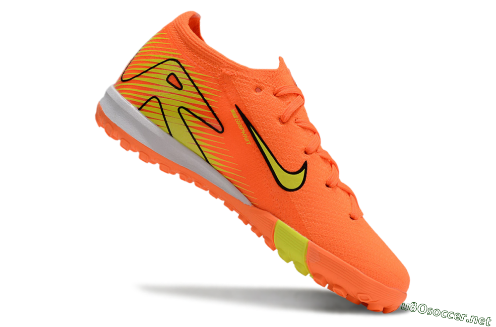 Kids Kids Nike Air Zoom Mercurial Vapor 16 Elite TF Football Shoes - Orange/Yellow/Black/White 4