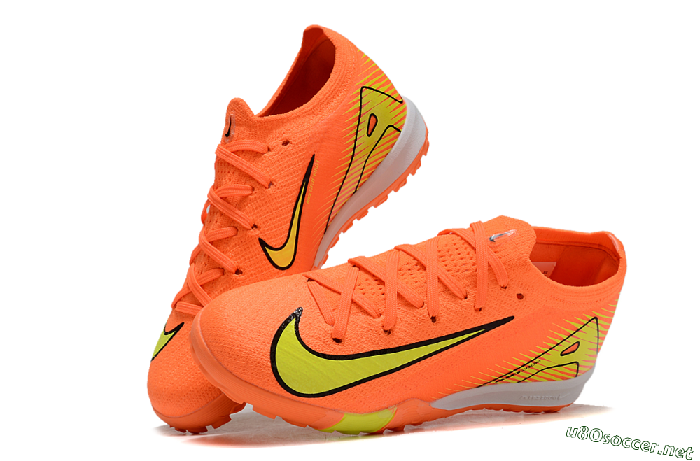 Kids Kids Nike Air Zoom Mercurial Vapor 16 Elite TF Football Shoes - Orange/Yellow/Black/White 3