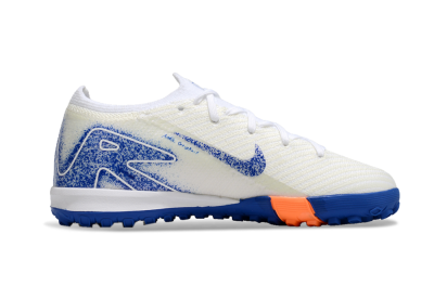 Kids Kids Nike Air Zoom Mercurial Vapor 16 Elite TF Football Shoes - Beige/Blue/White