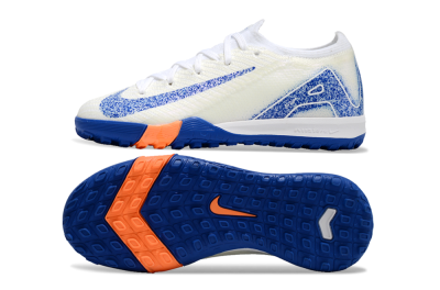 Kids Kids Nike Air Zoom Mercurial Vapor 16 Elite TF Football Shoes - Beige/Blue/White