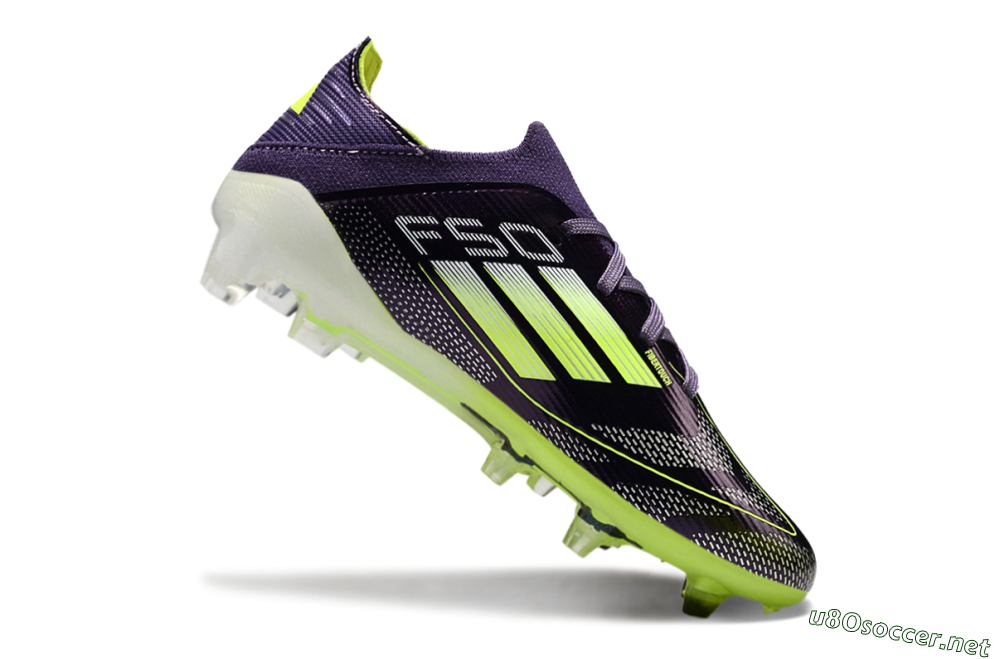Kids Kids Adidas F50 Elite FG Football Boots - Purple/Yellow/White 4
