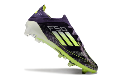 Kids Kids Adidas F50 Elite FG Football Boots - Purple/Yellow/White