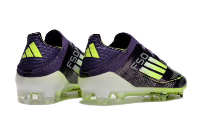Kids Kids Adidas F50 Elite FG Football Boots - Purple/Yellow/White