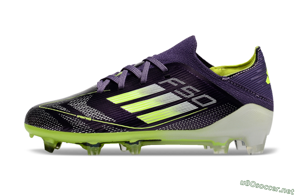 Kids Kids Adidas F50 Elite FG Football Boots - Purple/Yellow/White 0