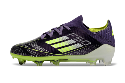 Kids Kids Adidas F50 Elite FG Football Boots - Purple/Yellow/White
