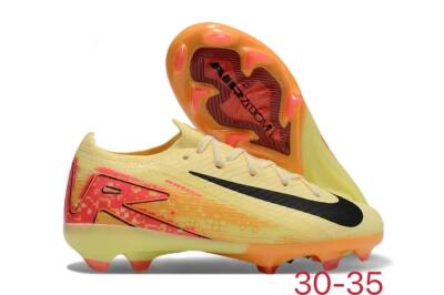Kids Kids Nike Air Zoom Mercurial Vapor 16 Elite FG Football Boots - Yellow/Red/Black