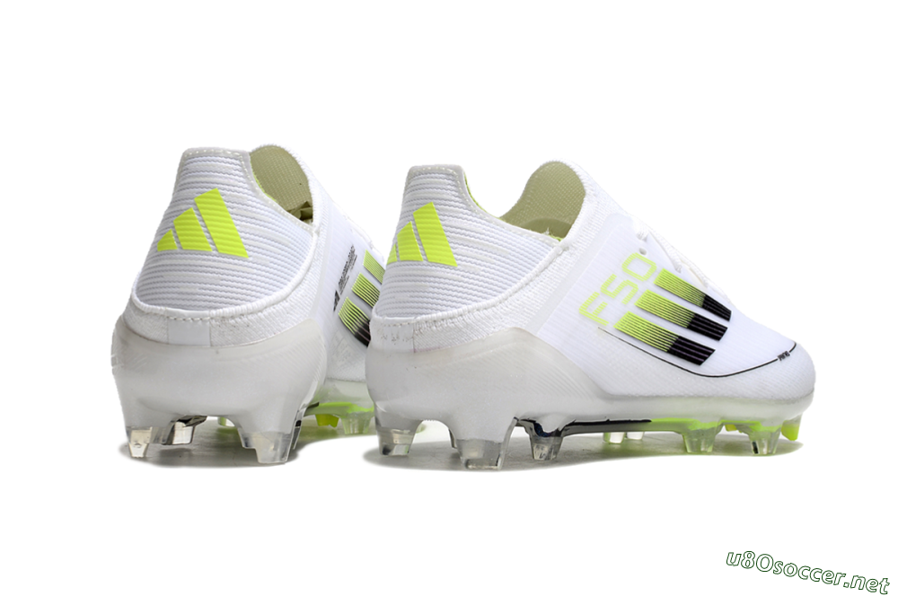 Kids Kids Adidas F50 Elite FG Football Boots - White/Blue/Yellow 7