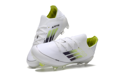 Kids Kids Adidas F50 Elite FG Football Boots - White/Blue/Yellow