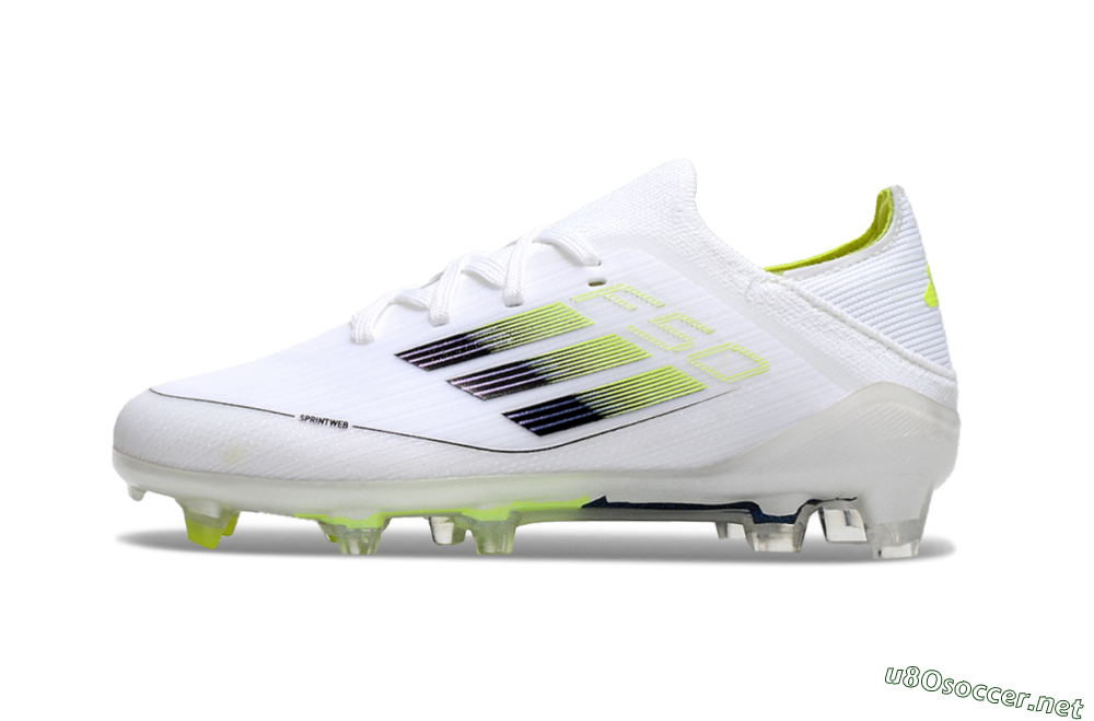 Kids Kids Adidas F50 Elite FG Football Boots - White/Blue/Yellow 0