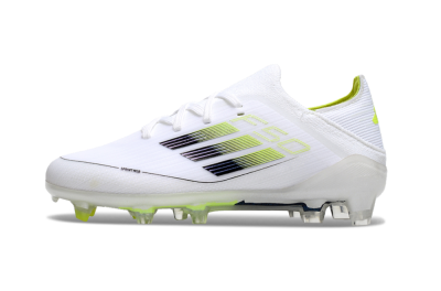 Kids Kids Adidas F50 Elite FG Football Boots - White/Blue/Yellow
