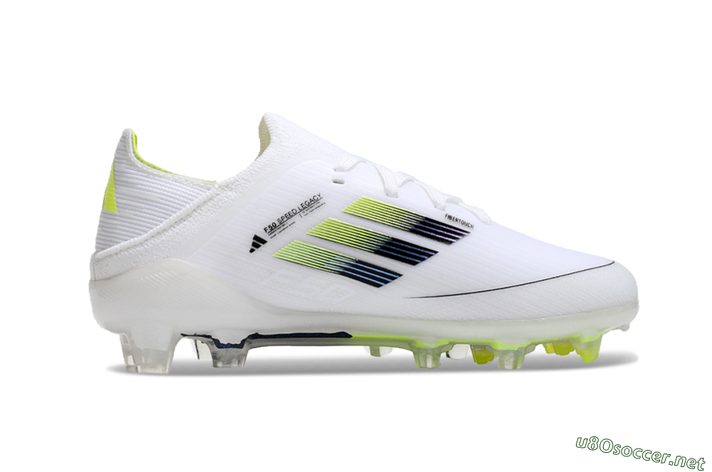 Kids Kids Adidas F50 Elite FG Football Boots - White/Blue/Yellow 6