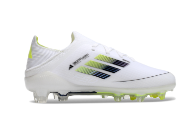 Kids Kids Adidas F50 Elite FG Football Boots - White/Blue/Yellow