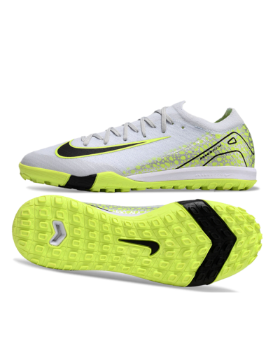 Men's Nike Air Zoom Mercurial Vapor 16 Elite TF Football Shoes - Grey/Black/Yellow