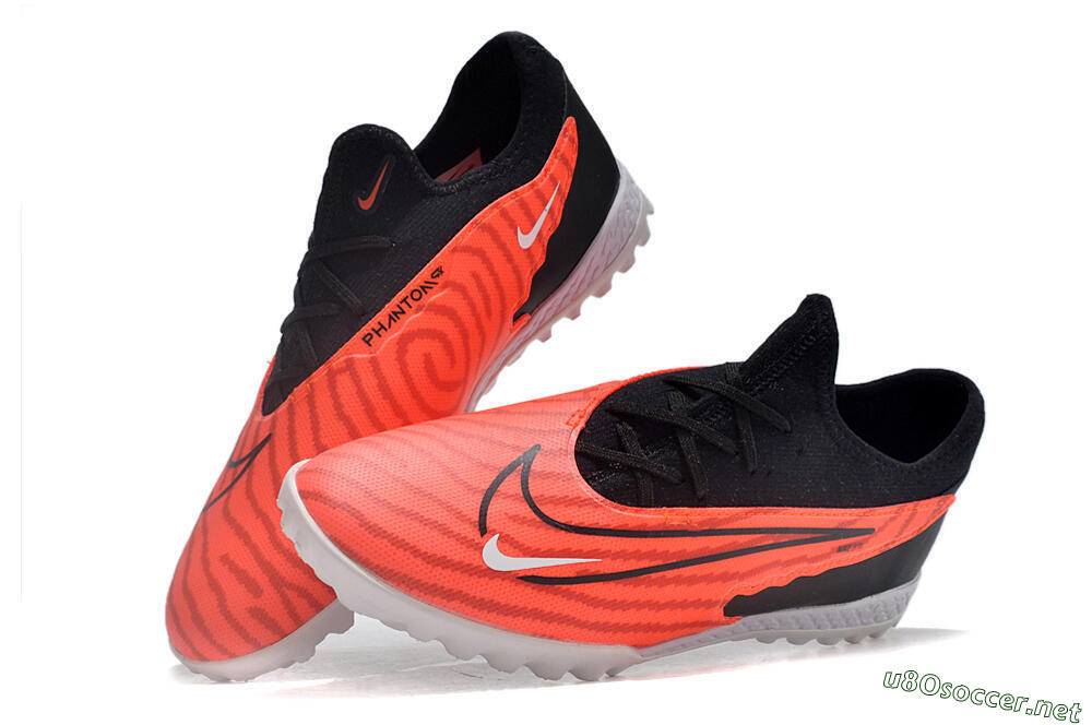 Unisex Nike React Phantom GX Pro TF Football Shoes - Red/Black/White 6