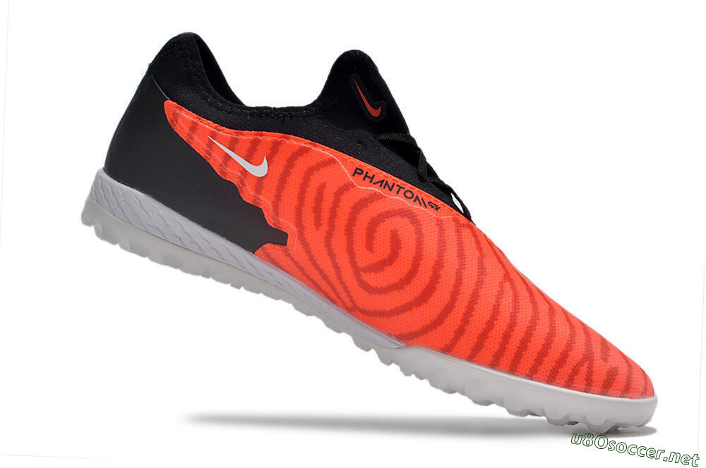 Unisex Nike React Phantom GX Pro TF Football Shoes - Red/Black/White 7